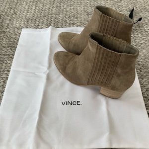 Vince suede ankle booties